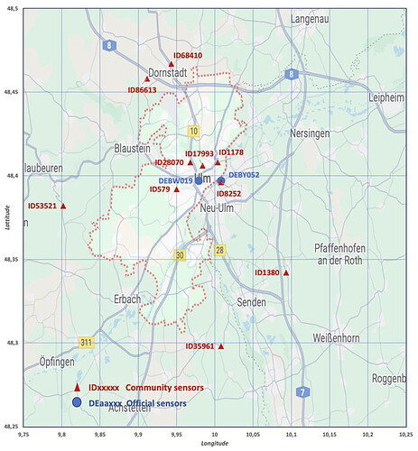 Ulm map